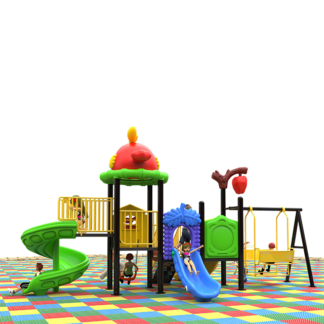 New Style Outdoor Playground with Swing And Slides for Garden