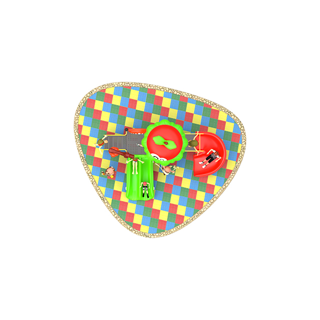 New Style Apple Theme Outdoor Playground for Kids